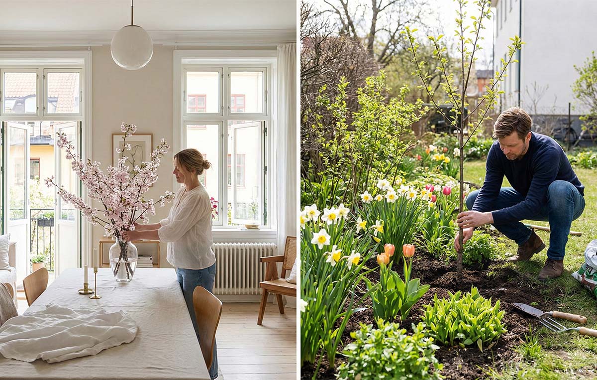 Jaro jako nový začátek v interiéru i na zahradě